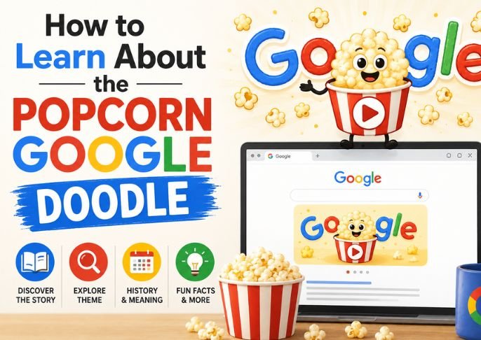 How to Learn About the Popcorn Google Doodle 1 Popcorn Google Doodle