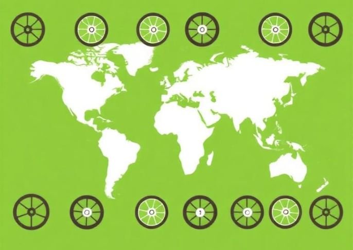 How many wheels are in the world