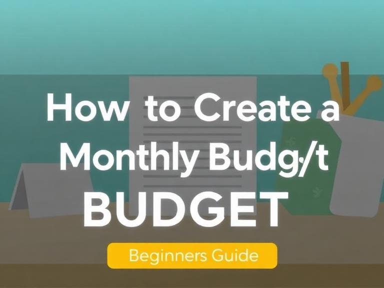 How to Create a Monthly Budget